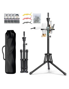 Soporte para Cabeza de Peluca ORWOD Ajustable 78.74-144.78 cm