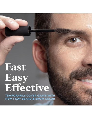 Just for Men Color Temporal para Barba y Cejas Negro - 1 Día