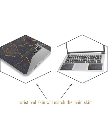 Cubierta de Vinilo para Laptop ToLuLu 15.6" Montaña Abstracta