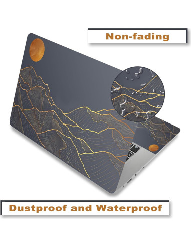 Cubierta de Vinilo para Laptop ToLuLu 15.6" Montaña Abstracta