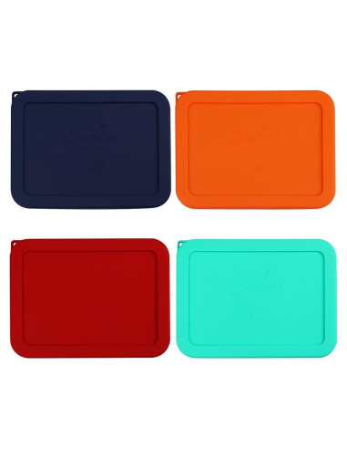 Tapa de Silicona Rectangular SOPHICO 6 Tazas Antifugas