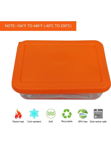 Tapa de Silicona Rectangular SOPHICO 6 Tazas Antifugas