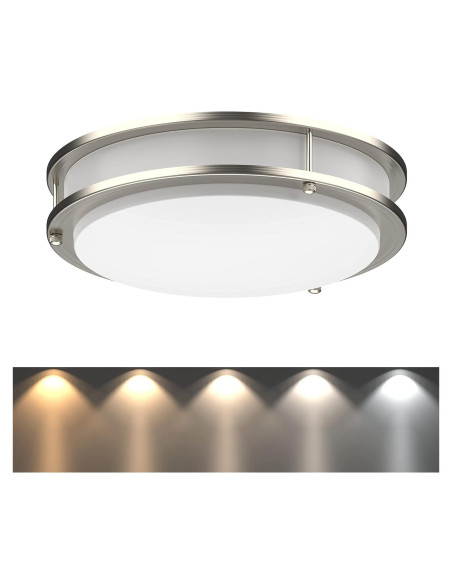 Luz de Techo LED DYMOND 30.48 cm Regulable 5 Temperaturas Luz de Techo LED DYMOND 30.48 cm Regulable 5 Temperaturas