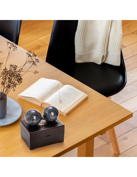 Conjunto de 4 Bolas de Baoding Lyellfe de Jade Negro 5.08 cm