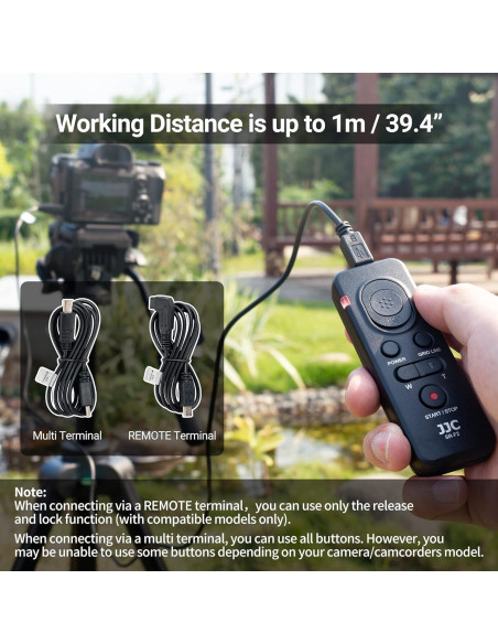 Control Remoto JJC-SR-F2 para Cámaras Sony con Cable 1m