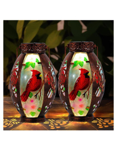 Linterna Solar Starsoul Cardenal 2 PC para Jardín Exterior