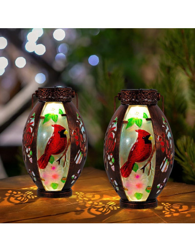 Linterna Solar Starsoul Cardenal 2 PC para Jardín Exterior