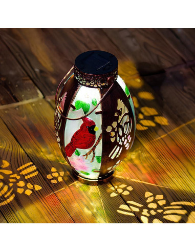 Linterna Solar Starsoul Cardenal 2 PC para Jardín Exterior