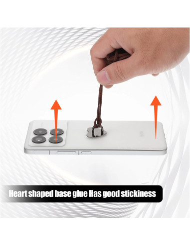 16 Soportes para Anillo de Teléfono Móvil Qianyu Corazón