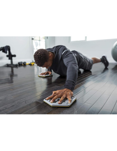 Discos deslizantes de ejercicio SKLZ Slidez para core - Gris