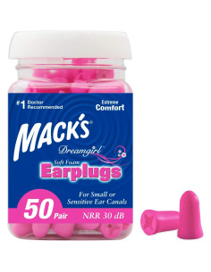Tapones para oídos Mack's Dreamgirl y Flents Foam, 60 pares 2