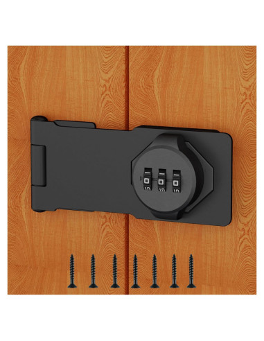 Cerradura de Combinación RETRIN MechPass 3 Dígitos Negra