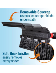Escoba Extensible para Nieve SubZero 2610XM 132 cm con Squeegee 2