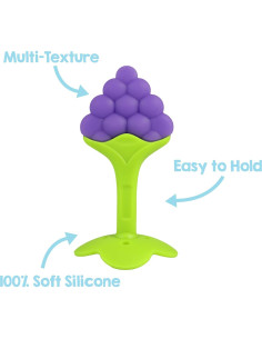 Mordedores de Dentición RaZbaby 3-Pack Silicona Libre de BPA 2