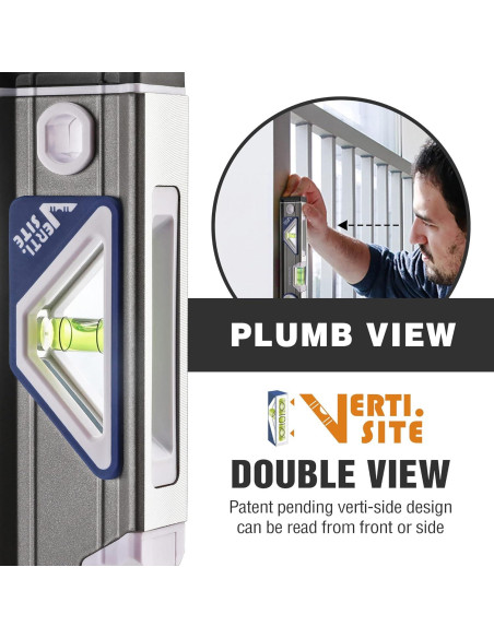 Nivel Torpedo WORKPRO 25.4 cm Aluminio 3 Viales Burbuja