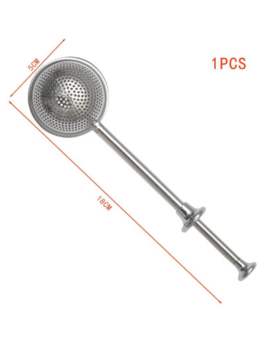 Colador de Té de Acero Inoxidable Anphly - Prensa y Multiusos