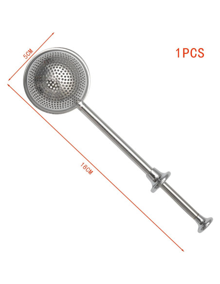 Colador de Té de Acero Inoxidable Anphly - Prensa y Multiusos