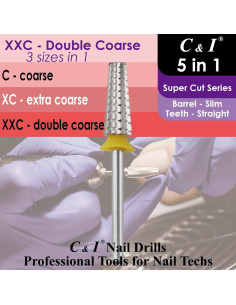 Broca de Uñas 5 en 1 C & I Super Cut Doble Grueso XXC 2