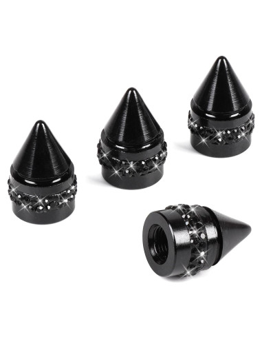 Tapa de Válvula de Neumático ToBeQueen, Paquete de 4, Brillante