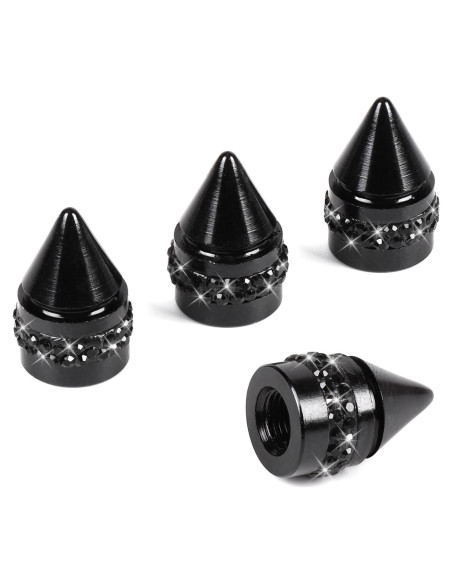 Tapa de Válvula de Neumático ToBeQueen, Paquete de 4, Brillante