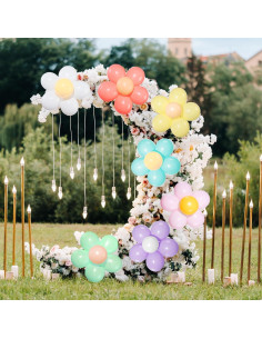 27 Piezas Kit Globo Margarita DIY Chengu 25.4 cm Decoración Fiesta 2