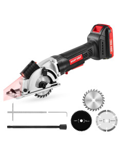Sierra Circular Inalámbrica Eastvolt 20V 8.57 cm 5000RPM