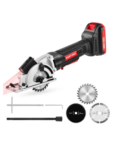 Sierra Circular Inalámbrica Eastvolt 20V 8.57 cm 5000RPM