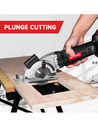 Sierra Circular Inalámbrica Eastvolt 20V 8.57 cm 5000RPM