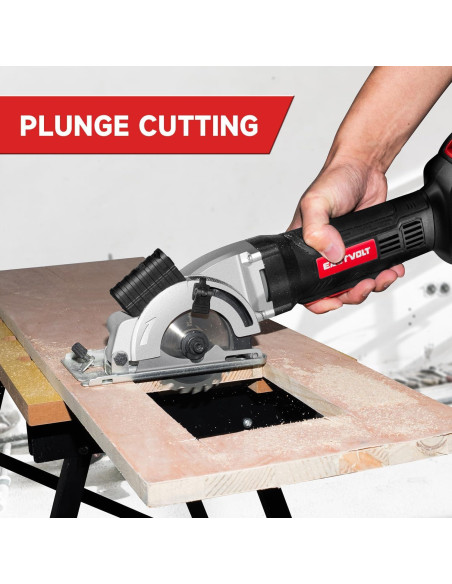 Sierra Circular Inalámbrica Eastvolt 20V 8.57 cm 5000RPM