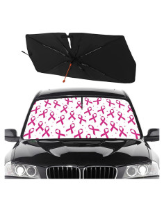 Sombrilla Parasol para Coche Socira 145x76 cm Bloquea Rayos UV
