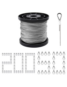 Kit de Cable de Alambre 100m Acero Inoxidable FGBNM