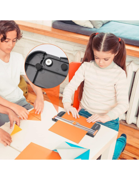 Cortadora de Papel Guillotina Flisin 30 cm con Protección Seguridad