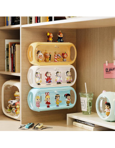 Caja de Exhibición Acrílica WMM 29.7x10.4x13.2 cm Azul 2