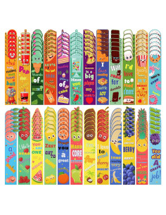 Marcadores de Libros Aromatizados Geyee - 144 Piezas, 24 Estilos
