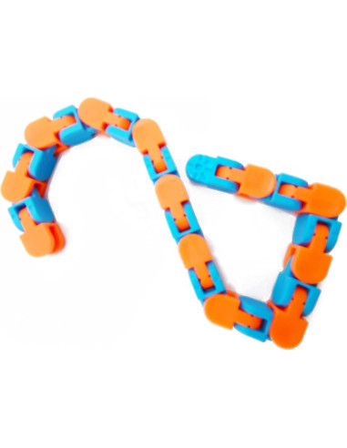 24 Juguetes Antiestrés Serpiente Nasdict 28 cm Multicolor