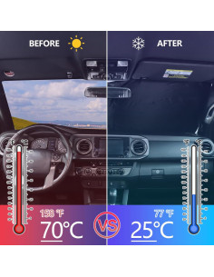 Protector Solar Parabrisas Toyota Tacoma 2006-2024 Qiosreui 2