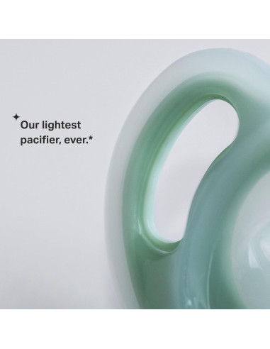 Chupete de Silicona Tommee Tippee 0-6 Meses Azul/Blanco - 2 Piezas