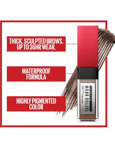 Gel de Cejas Maybelline Tattoo Studio 5.9 ml Rubio Impermeable