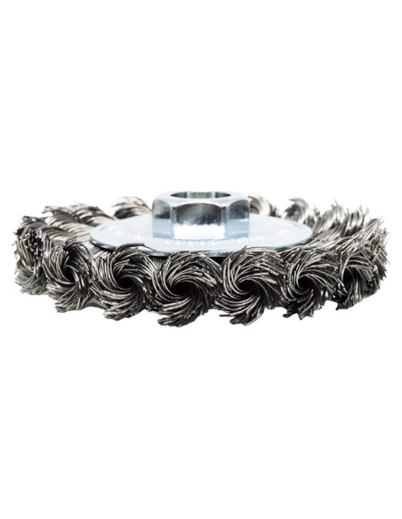 Rueda de Alambre 4" Benchmark Abrasives para Amoladora Angular