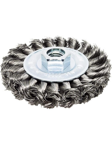 Rueda de Alambre 4" Benchmark Abrasives para Amoladora Angular