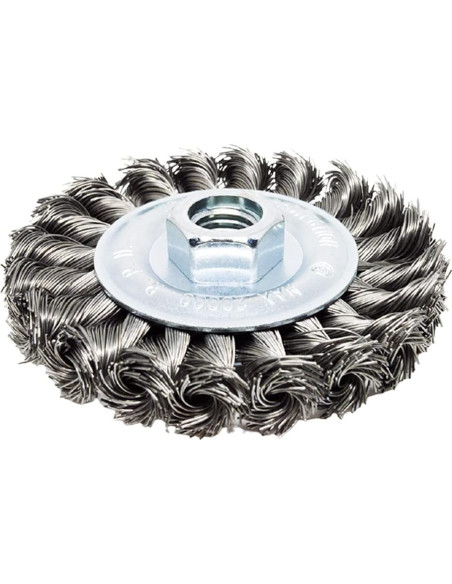 Rueda de Alambre 4" Benchmark Abrasives para Amoladora Angular