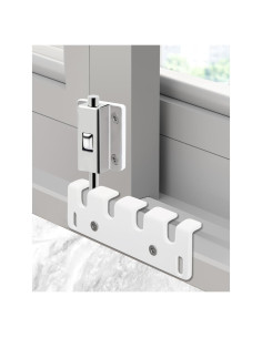 Cerradura de Seguridad para Puerta Deslizante Enprotty Plata