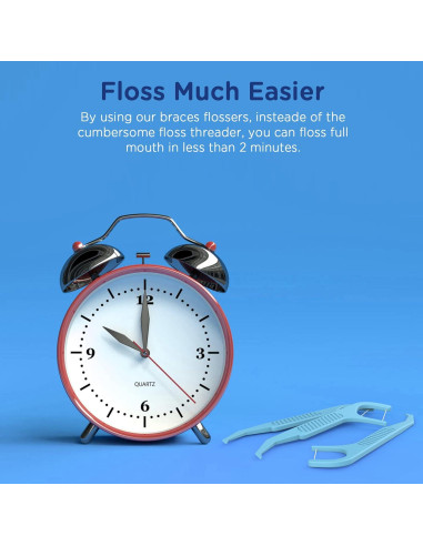 Hilos Dentales Ortodónticos Frehut - 150 Unidades con Estuche