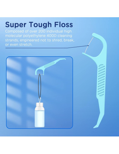 Hilos Dentales Ortodónticos Frehut - 150 Unidades con Estuche