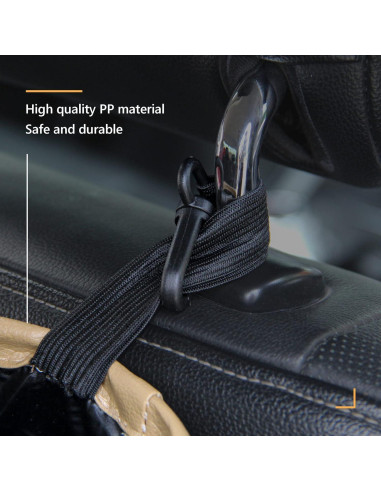 Basurero de Coche Ottdien Plegable Impermeable Beige 16x16x20cm