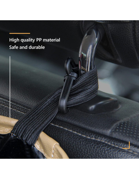 Basurero de Coche Ottdien Plegable Impermeable Beige 16x16x20cm