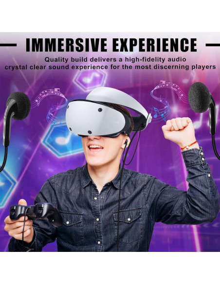 Auriculares de Reemplazo REEYEAR para PSVR2 - Sonido 3D, Cancelación de Ruido