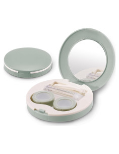 Kit de Estuche de Lentes de Contacto de Viaje 5 en 1 Rosa