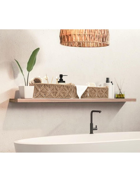Cesta de Almacenamiento Boho HOSROOME - Juego de 2, 34x17 cm Cesta de Almacenamiento Boho HOSROOME - Juego de 2, 34x17 cm