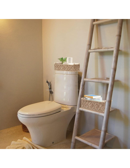 Cesta de Almacenamiento Boho HOSROOME - Juego de 2, 34x17 cm Cesta de Almacenamiento Boho HOSROOME - Juego de 2, 34x17 cm